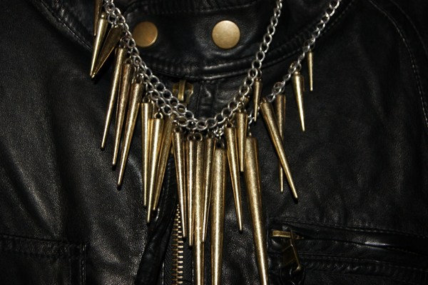Topshop Spike Necklace 003