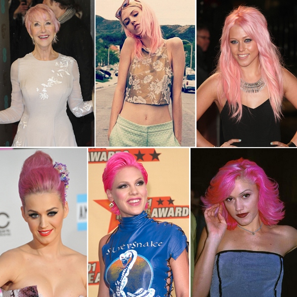 pink hair