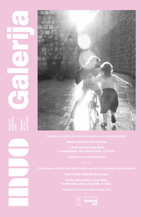 MUO Galerija pozivnica na otvorenje izlozbe Mediteranizam Pava Urbana
