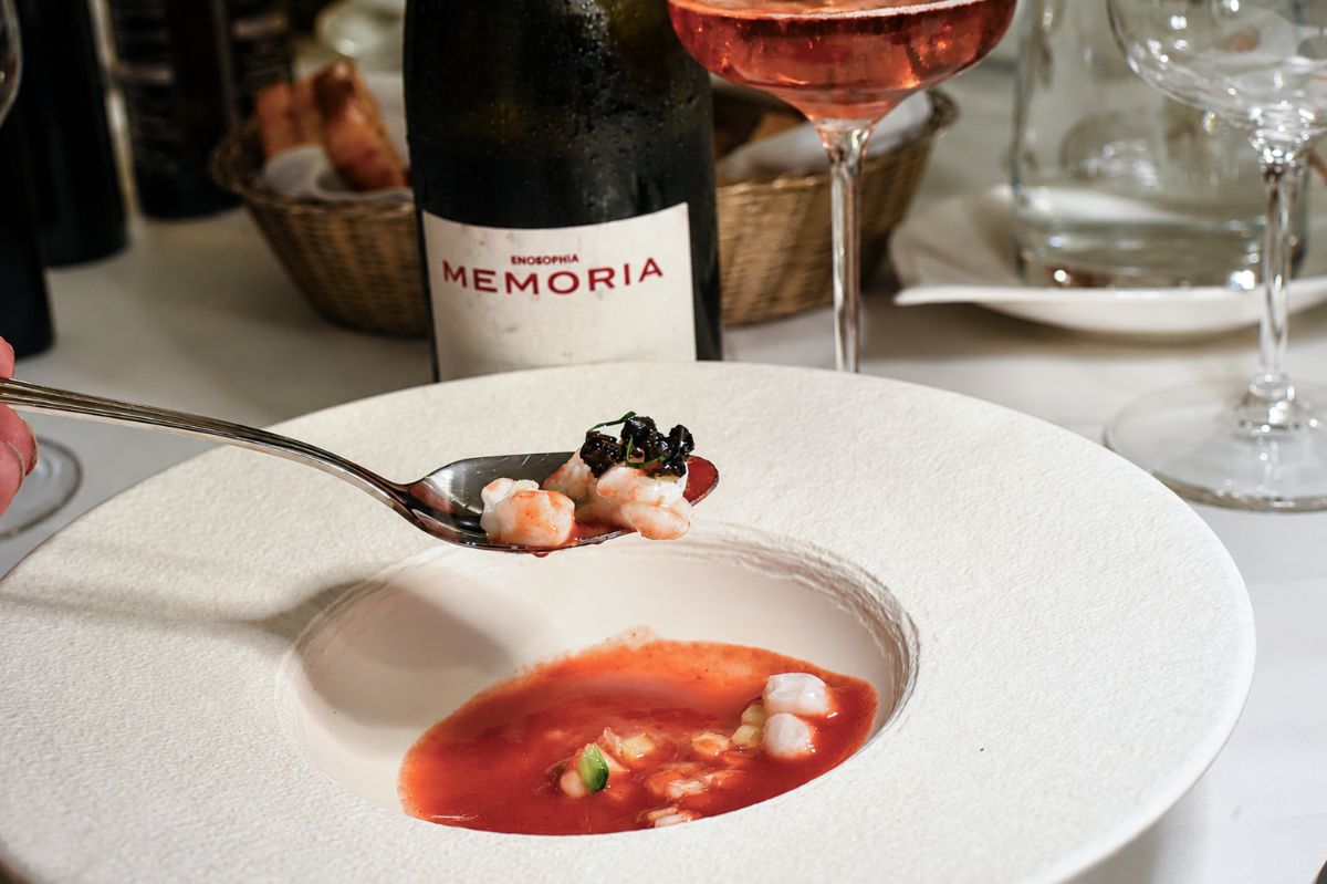 7 Enosophia Memoria Rose Brut i Gazpacho od jagoda