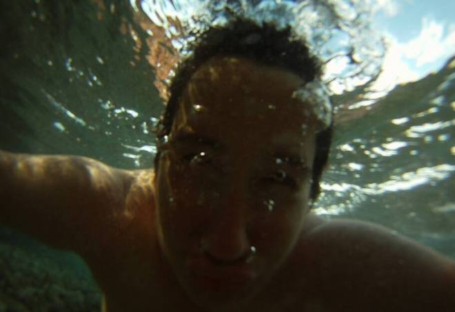podvodni selfie