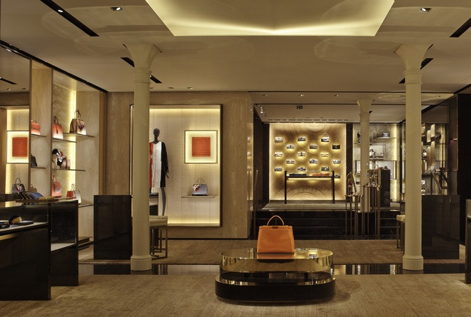 V.COM FENDI StoreMunich 1st Floor Global View1