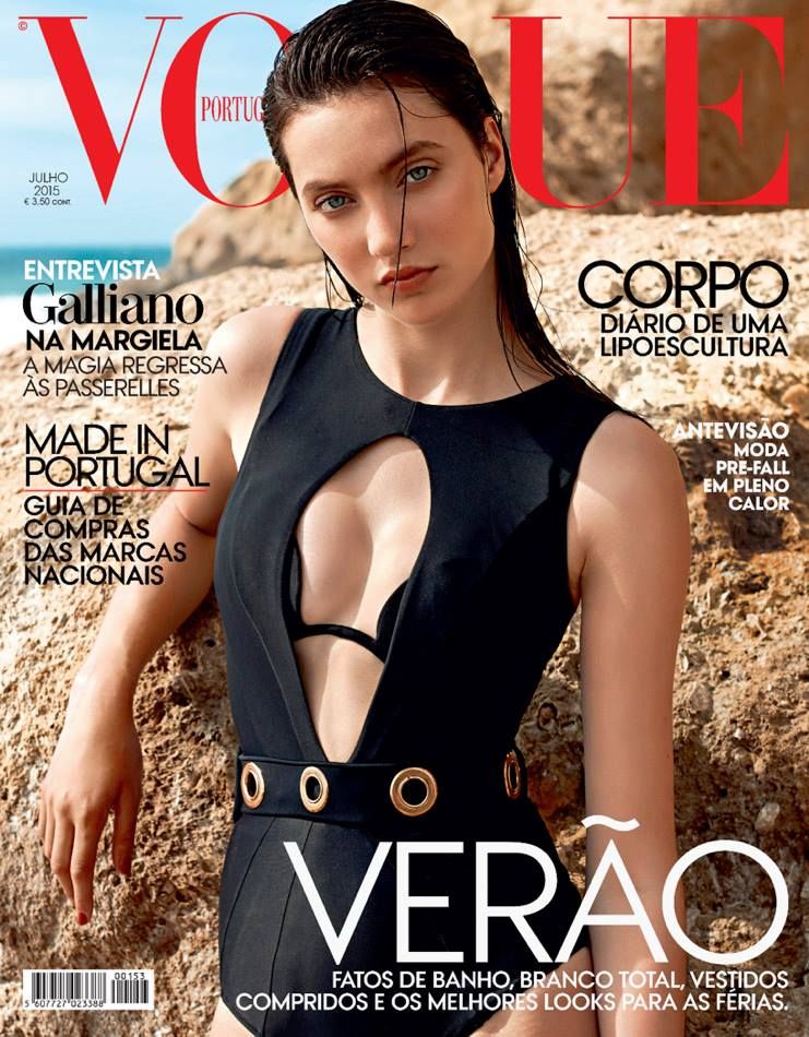Matilda Lowther - Vogue Magazine Cover Portugal July 2015