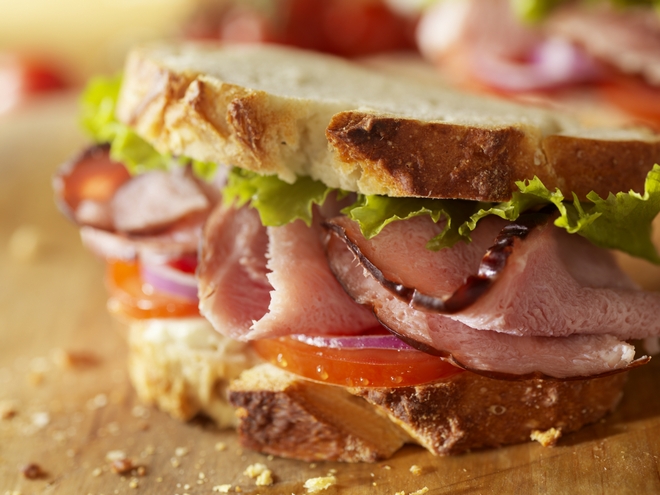 Rustic ham sandwich1