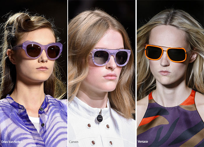 spring summer 2016 eyewear trends sunglasses with colorful frames2