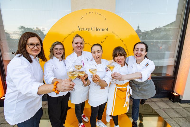 Veuve Clicquot Solaire Tables chefice