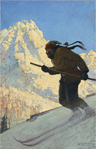 The Skier The Ski Runner