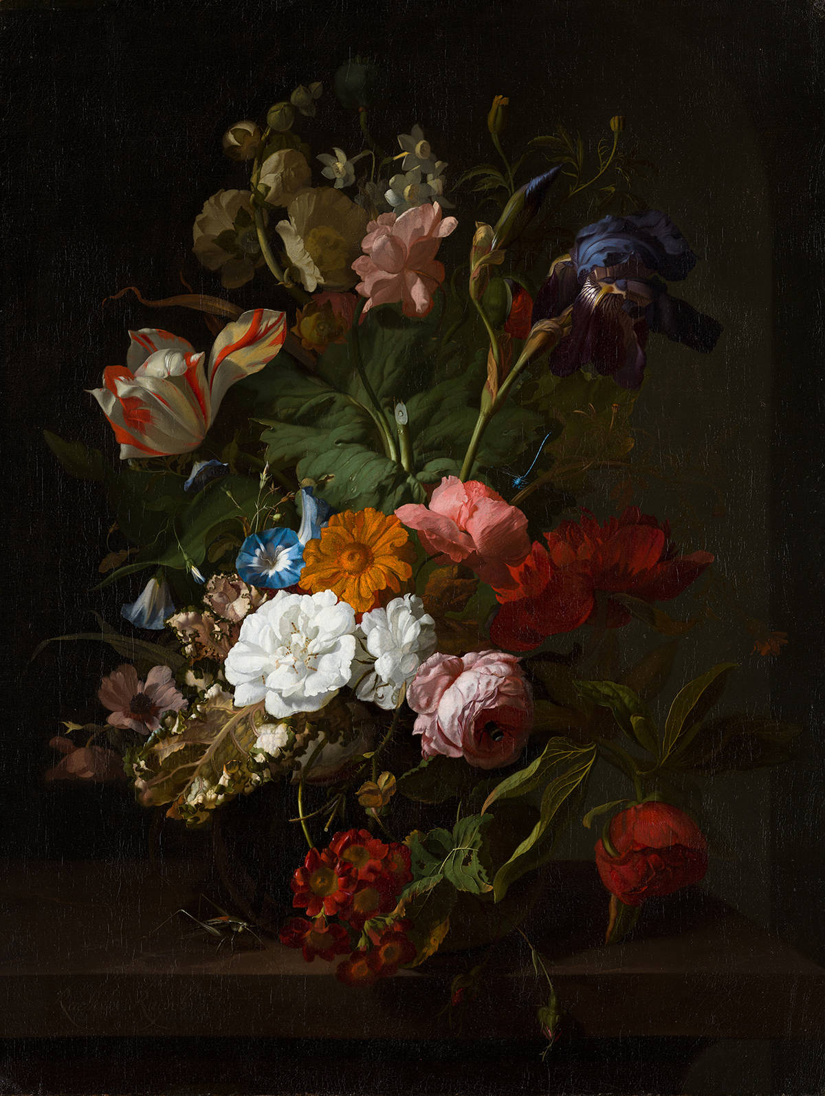 rachel ruysch vaas met bloemen mh0151 mauritshuis