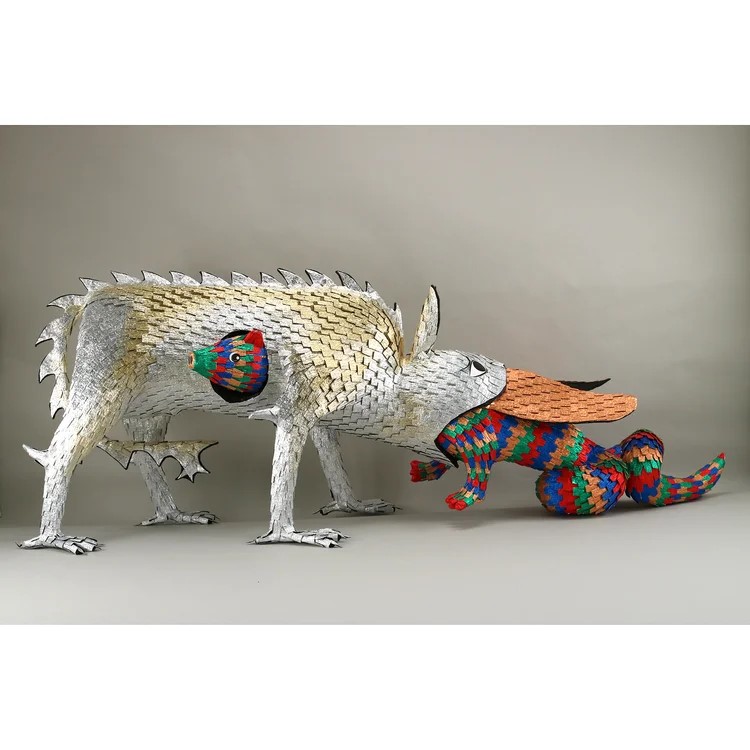 IlluminatedPiñataNo.12 CrocodileandHydrus RobertoBenavidez Web