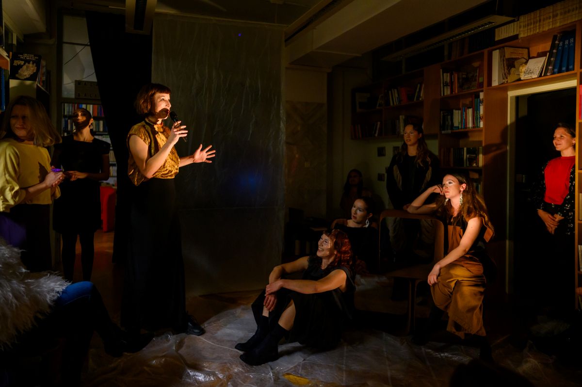 Voditeljica Kluba knjižare Giardini 2 Helena Vodopija ORIF VPUS Klub knjižara Giardini 2 snimio Matija Šćulac