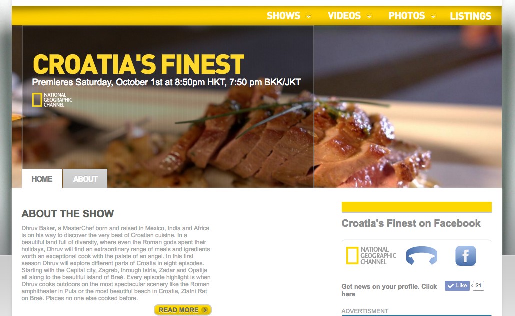 National Geographic Channel Asia- about Croatias Finest